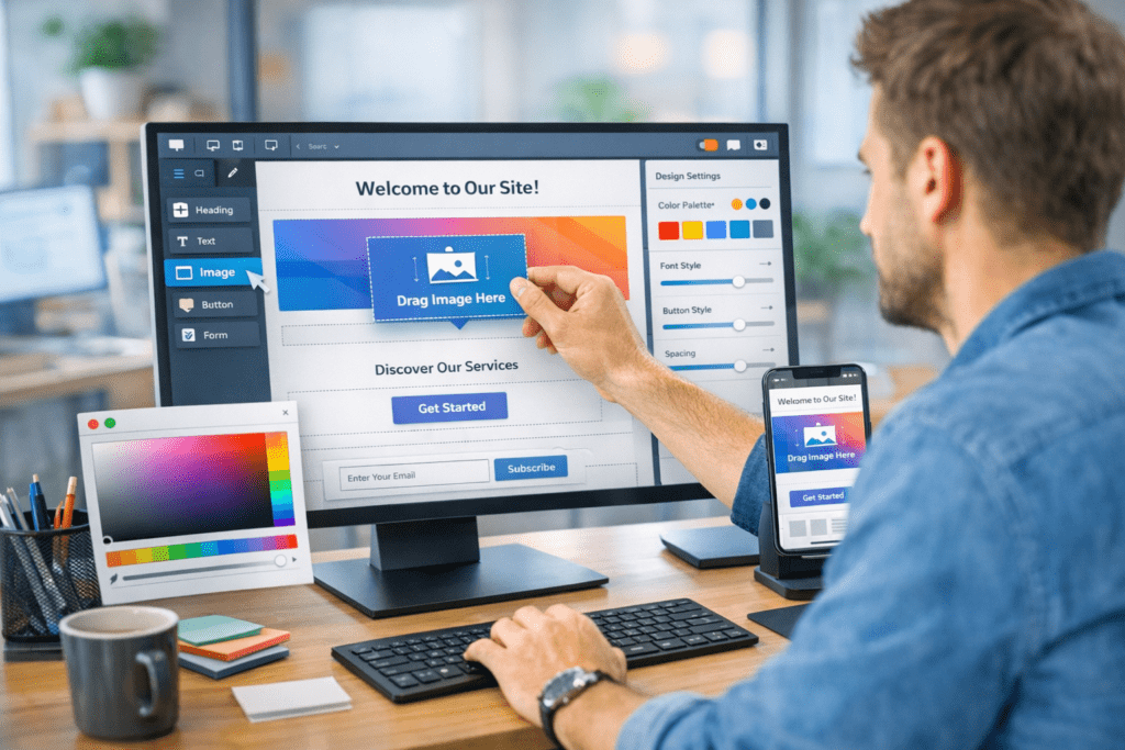 Construtor de Páginas (Page Builder)