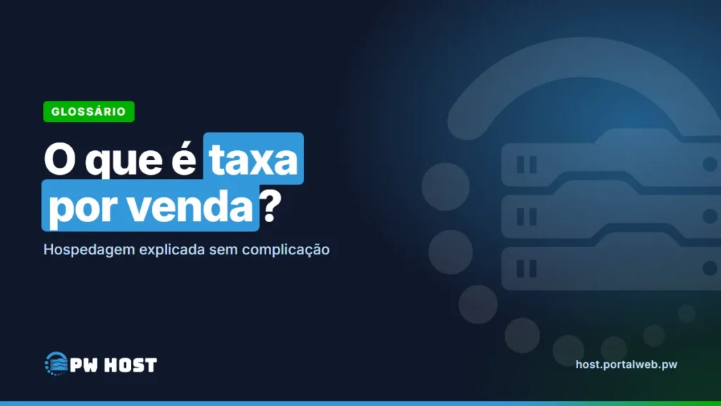 Taxa por venda